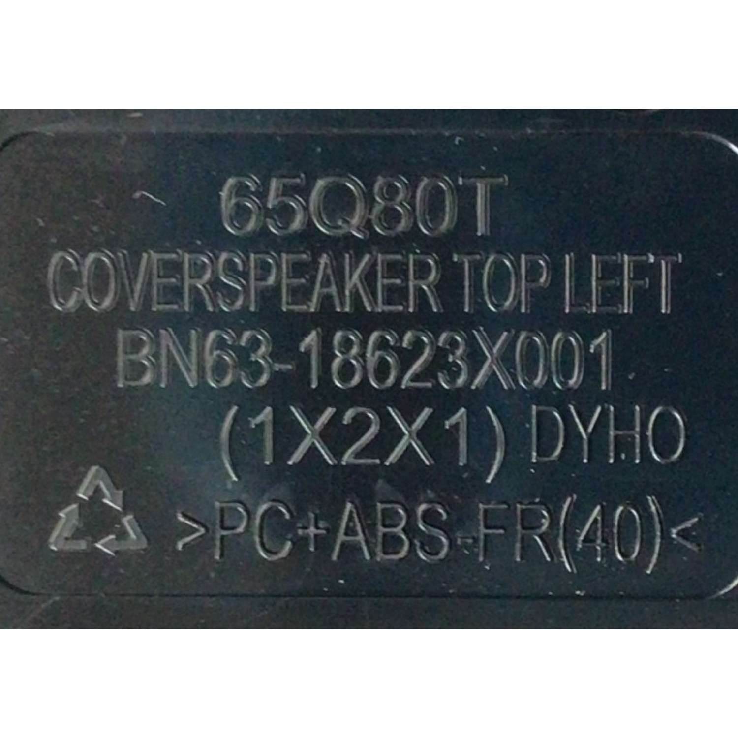 KIT DE BOCINAS PARA TV SAMSUNG ( 2 PZ ) / NUMERO DE PARTE BN96-50551A / BN63-18623X / BN63-18625X / BN9650551A /50551A / MODELO 65Q80T - Imagen 3